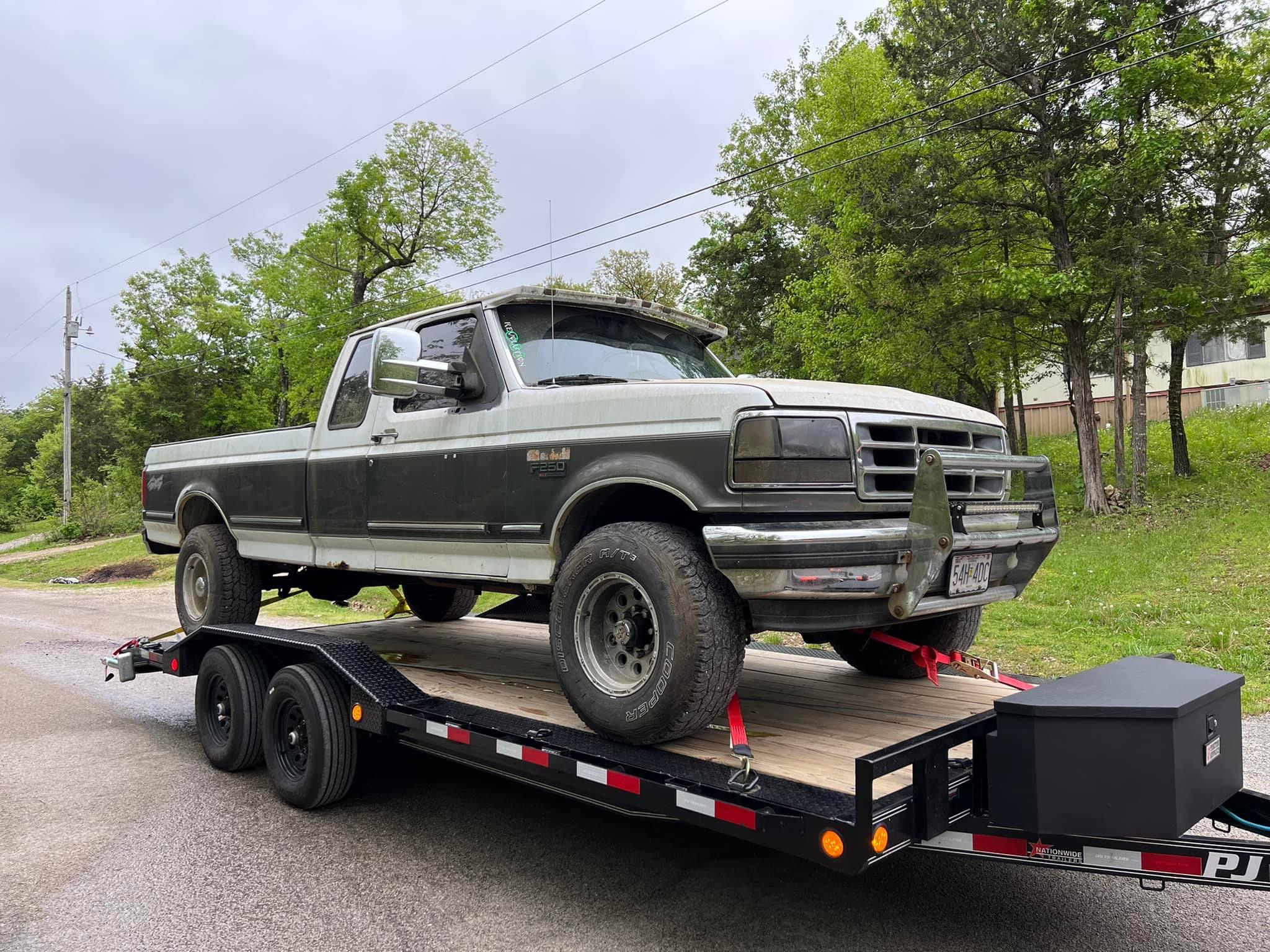 22ft Drive Over Flatbed Trailer - Image 1