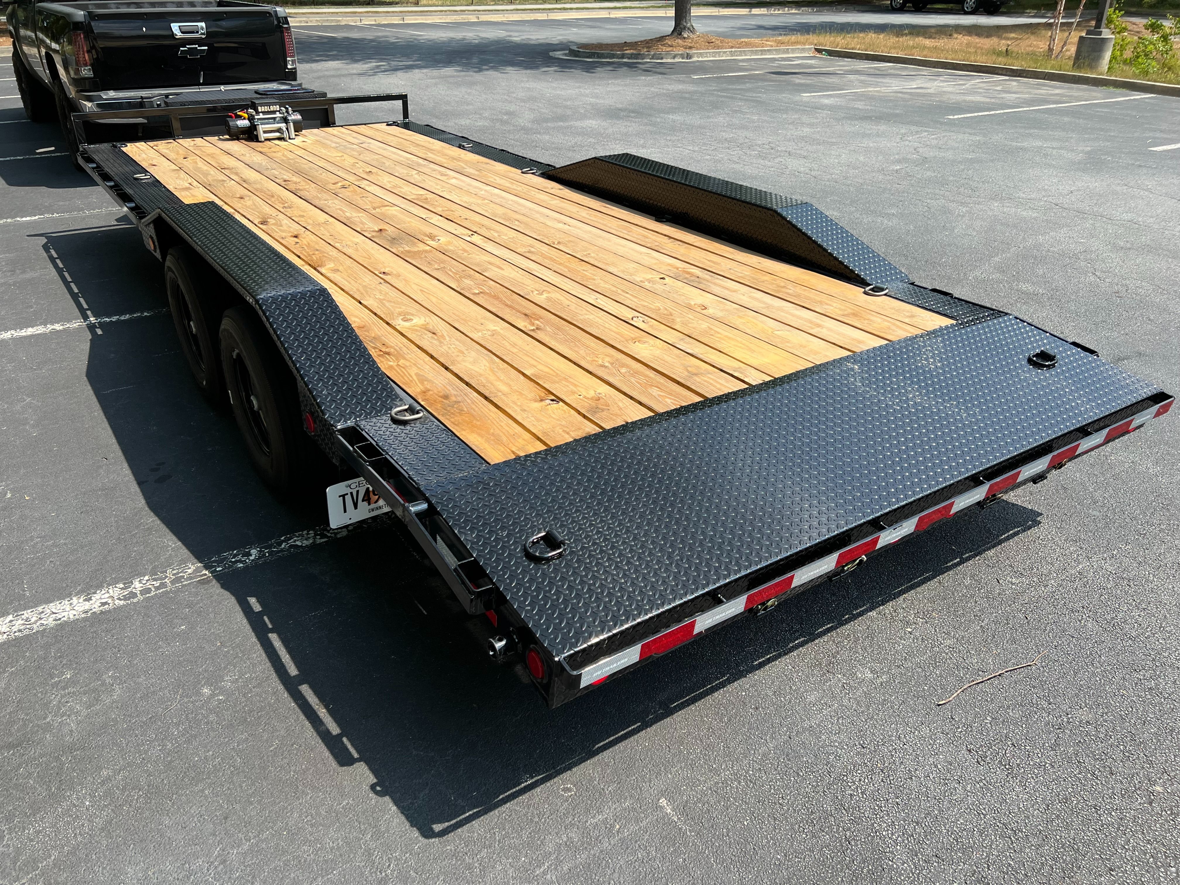 22ft Drive Over Flatbed Trailer thumbnail 2