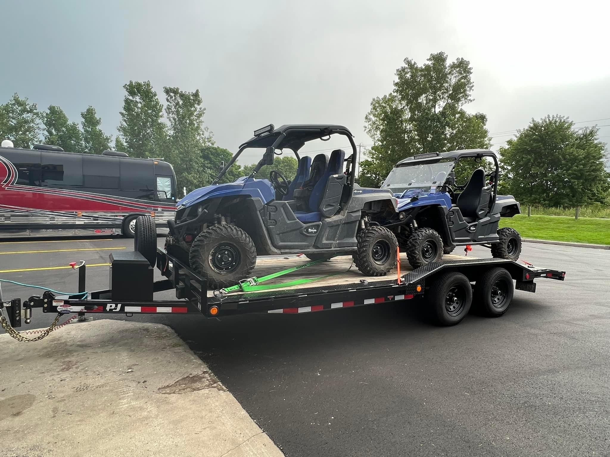 22ft Drive Over Flatbed Trailer thumbnail 3