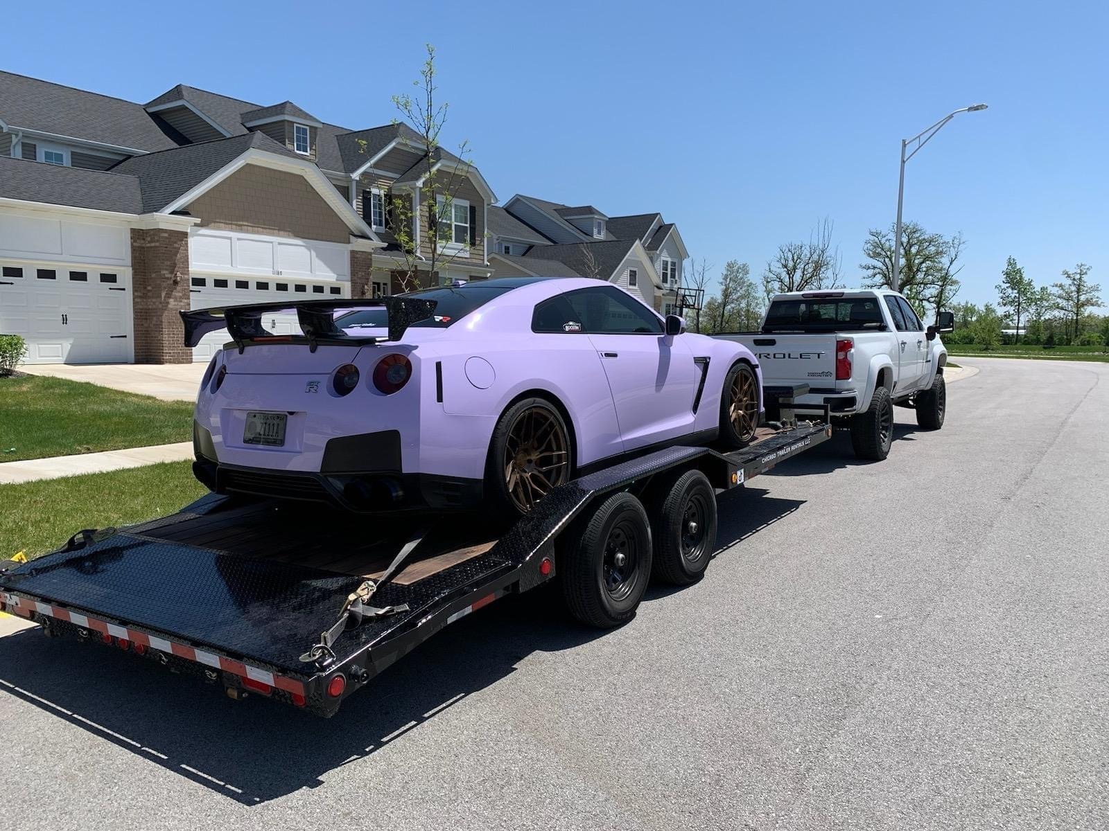 22ft Drive Over Flatbed Trailer thumbnail 6