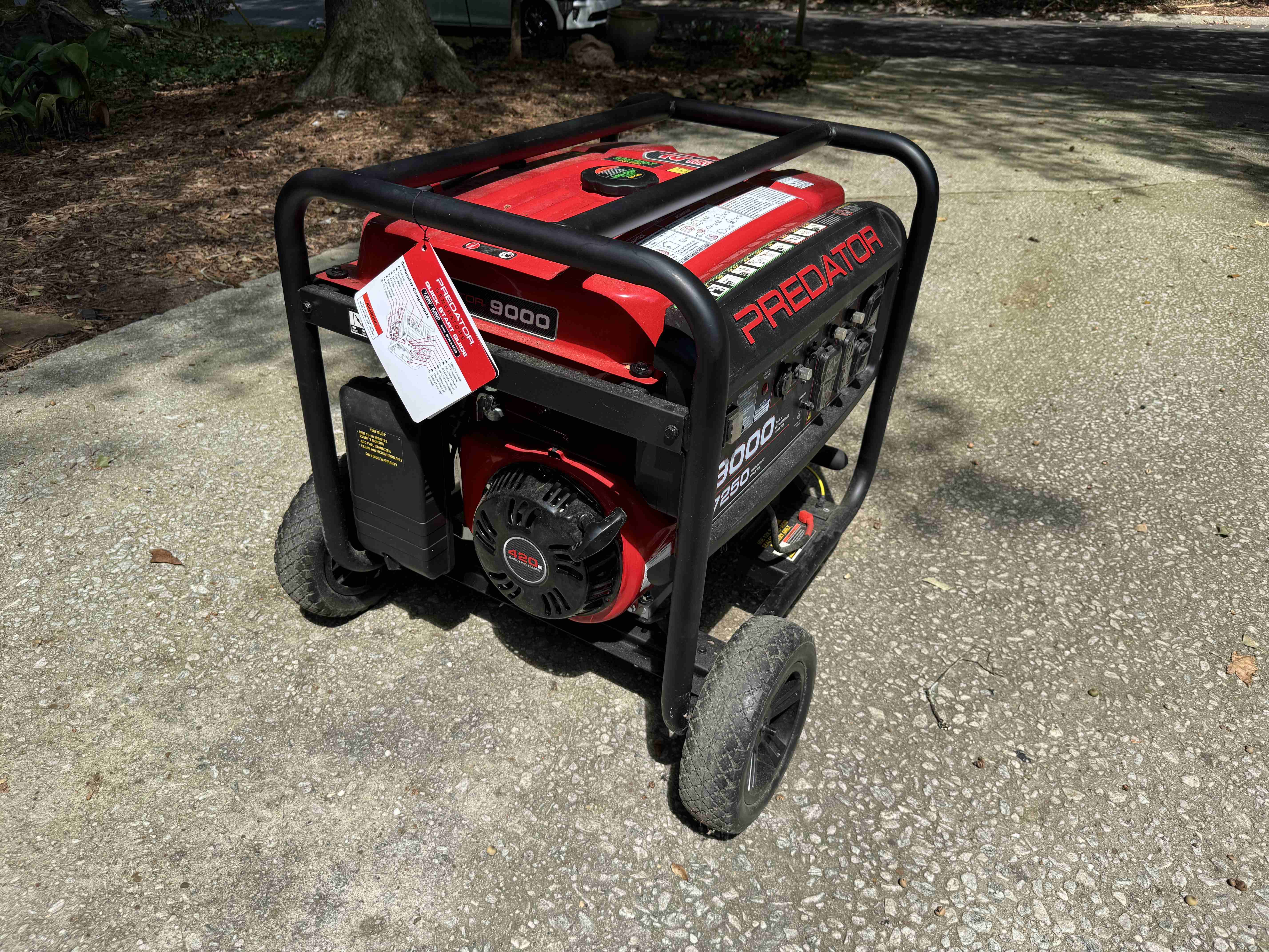 Predator Generator - Control Panel